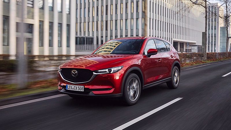 Mazda CX-5 mit Bestwertung im Seitenaufpralltest des IIHS